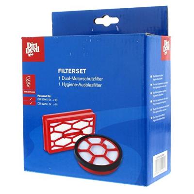 Dirt devil 2220001 kit de 3 filtres pour aspirateur sans sac rebel 22