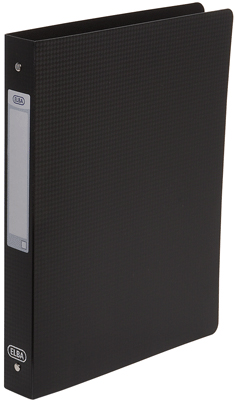 Elba Modling - Classeur Pp Semi Rigide 4 Anneaux D30 A4 Noir