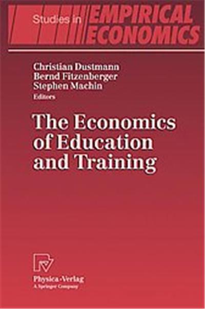 The Economics of Education and Training, Studies in Empirical Economics