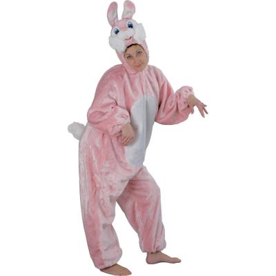 Costume peluche lapin rose toon 180 cm
