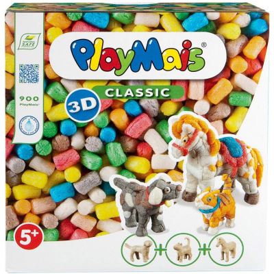 PlayMais- Classic 3D Animaux Domestiques, 160505
