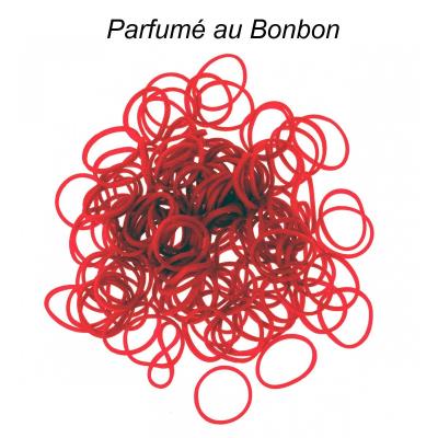 200 élastiques Loom - Rouge parfum bonbon - Loom