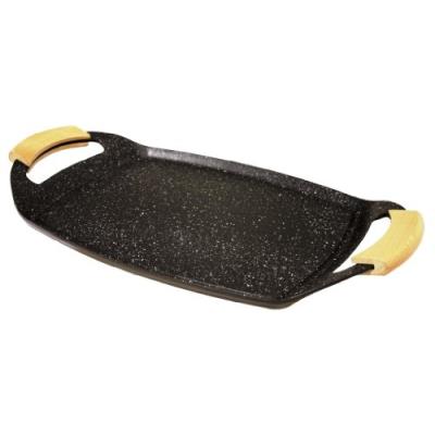 BAUMALU 384131 PLANCHA FONTE D'ALUMINIUM 38 X 28,5 CM