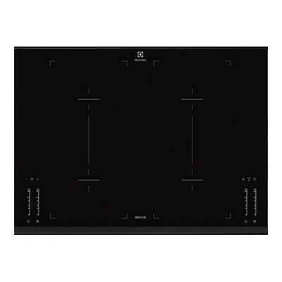 Electrolux EHL7640FOK - Table de cuisson à induction - 4 plaques de cuisson - Niche - largeur : 68 cm - profondeur : 49 cm - avec avant biseauté - noir