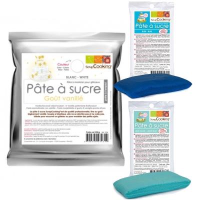 Kit pâte à sucre naissance garçon