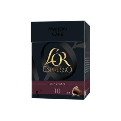 Dosettes et café Nespresso MDC L'Or EspressO Supremo (10 capsules)