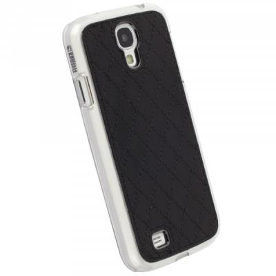 Krusell Avenyn Mobile UnderCover - Beschermende bedekking voor mobiele telefoon - polycarbonaat, imitatieleer - zwart - voor Samsung Galaxy S4