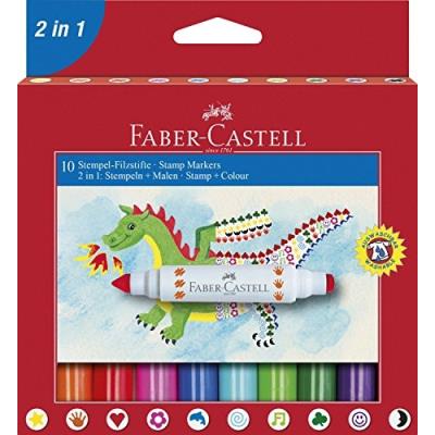 Faber-Castell Tampon Feutre, Étui En Carton De 10 155170