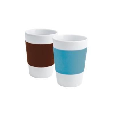 kahla touch! 20c218a26159c lot de 2 gobelets marron/turquoise