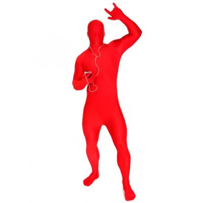 Costume uni rouge Morphsuit - M