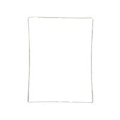 Microspareparts mobile front frame white w adhesives apple ipad 3rd 4th gen, mspp2711