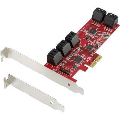 Carte contrôleur sata iii pcie 0+10 ports no name