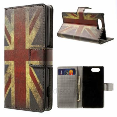 Housse etui coque pochette portefeuille PU cuir pour Sony Xperia Z3 Compact + film ecran - UK