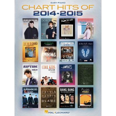 Partitions variété, pop, rock HAL LEONARD CHART HITS OF 2014-2015 - EASY PIANO Piano