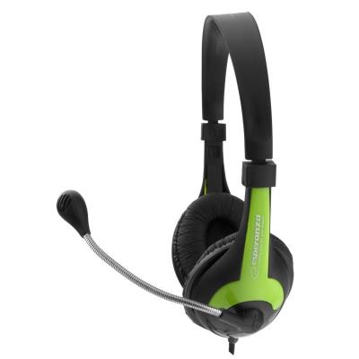 Casque stéréo avec microphone et esperanza contrôle du volume eh158g eh158g -