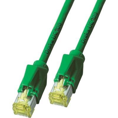 Câble draka cat 6a s ftp - [1x rj45 mâle - 1x rj45 mâle] - k8560gn.10 - 10.00 m - vert