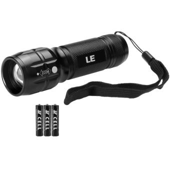 Lampe Torche LED Ultra Lumineuse – Zoomable, Tactique, Avec Affichage Numérique, D2T4 (neuf)