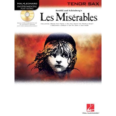 LES MISERABLES PLAY-ALONG SAXOPHONE TENOR + CD