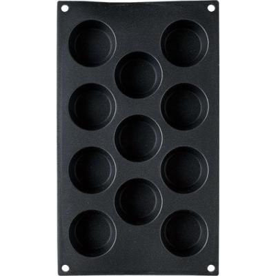 patisse 19200 moule à mini muffins 11 cavités platine noir paillette 30 x 17,5 cm