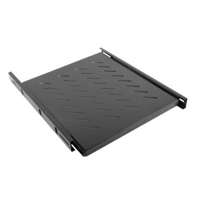 Lanberg fixé tablette coulissante 19 , 1u 465x550mm, la capacité de charge maximale jusquà 18 kg noir powerwalk ak-1007-b