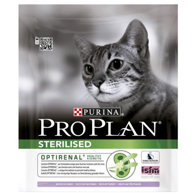 Pro Plan - Croquettes Sterilised à la Dinde pour Chat Adulte Stérilisé - 400g