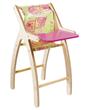 Chaise Haute De Poupee En Bois - 1