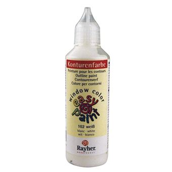 Peinture Window Color Contours 80ml - Résiste à L'eau Et à La Lumière - Pour Vitres Et Miroirs