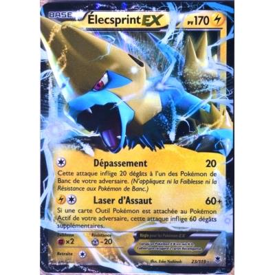 carte Pokémon 23/119 Elecsprint EX 170 PV ULTRA RARE Vigueur spectrale NEUF FR État correct - Pokémon reconditionné disponible sur Fnac