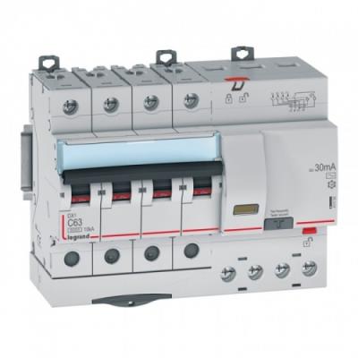 Legrand Disjoncteur Différentiel Dx3 63A Courbe C 300Ma 4 Poles Type Ac - Vis / Vis