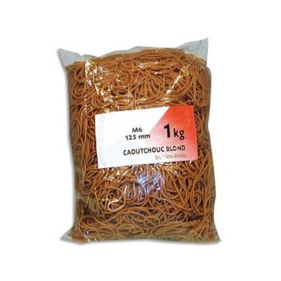 Sac de 1kg de caoutchouc blond 200x10mm