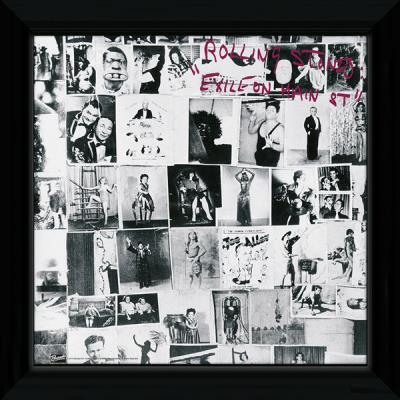 Album Encadré The Rolling Stones Exile on Main 30 x 30 cm