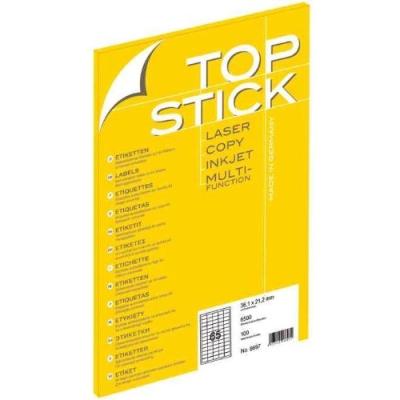 Étiquettes universelle, 210 x 297 mm, blanc top stick no 8720