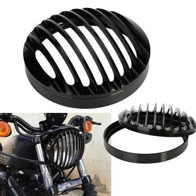 CICMOD Headlight Grille 5 3-4 Phares en Aluminium pour Harley Sportster XL 883 1200 04-14