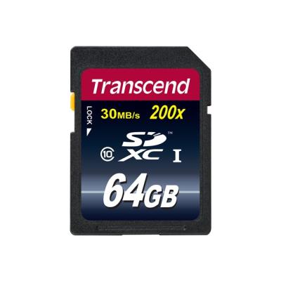 Transcend Premium - flashgeheugenkaart - 64 GB - SDXC