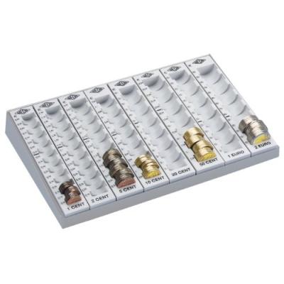 Wedo 160780037 monnayeur avec colonnes amovibles 279 x 188 x 48 mm gris lumière