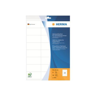 HERMA - adresetiketten - 480 etiket(ten)