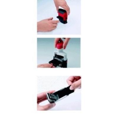 Trodat pack de 2 cassettes dencrage 6 58 noir 6-58db