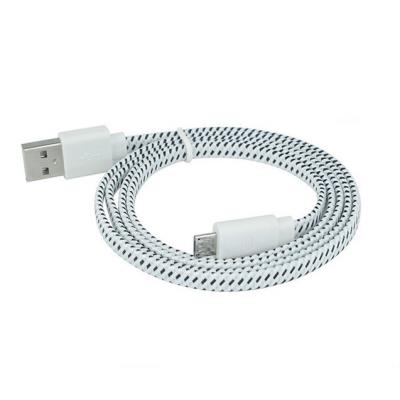 Cable Tressé Type C pour Samsung Galaxy Note7 3m Chargeur USB Réversible Connecteur Tissu Tissé Nylon (BLANC)