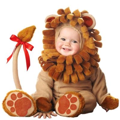 Déguisement de lion marron pour bébé - 0-6 mois