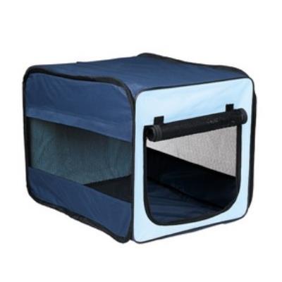 Comparer les prix de Transport Souple Twister, Xs: 31 × 33 × 50 Cm, Bleu Foncé/Bleu Clair - Mon Animalerie