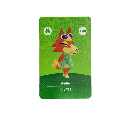 Amiibo Standard Carte pour Animal Crossing Séries 5 HAOBUY pour Nintendo Switch - NO.428 (8.6*5.4cm)