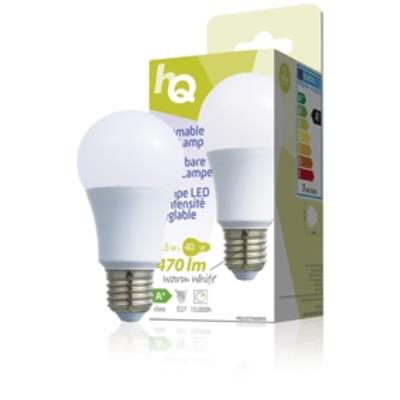 Dimmable led lamp a60 e27 6.5 w 470 lm 2 700k hq