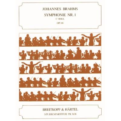 Partitions classique EDITION BREITKOPF BRAHMS JOHANNES - SYMPHONIE NR. 1 C-MOLL OP. 68 - ORCHESTRA Grand format