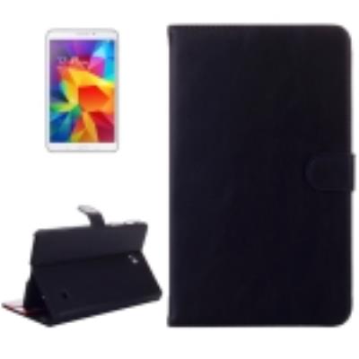 Galaxy Tab 4 8.0 T330 : Coque Housse Cuir (PU) Noir