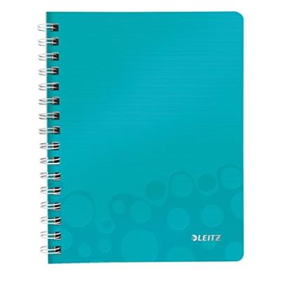 Leitz Wow Cahier 160 Pages à Spirale Ligné A5 (17 X 22 cm) Menthe Métallisé