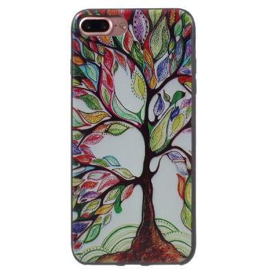 Coque en TPU Stylish Flexible Back pour iPhone 7 plus 5.5 pouces - Oil Painting Tree