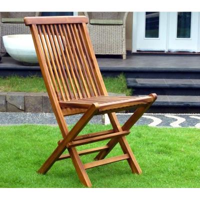 chaise de jardin en teck huilé , chaise pliante