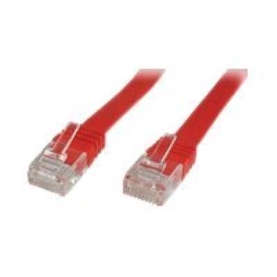 MicroConnect UltraFlat - netwerkkabel - 10 m - rood