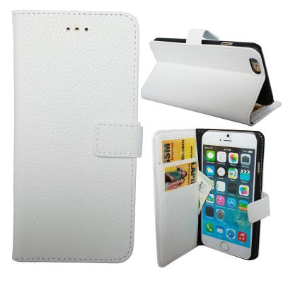 Etui Housse Portefeuille Pour Iphone 7 - Blanc