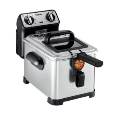 Tefal fr5101 friteuse filtra pro inox and design, minuterie, isolé contre la chaleur, clean-oil-system, 2300 w, acier inoxydable